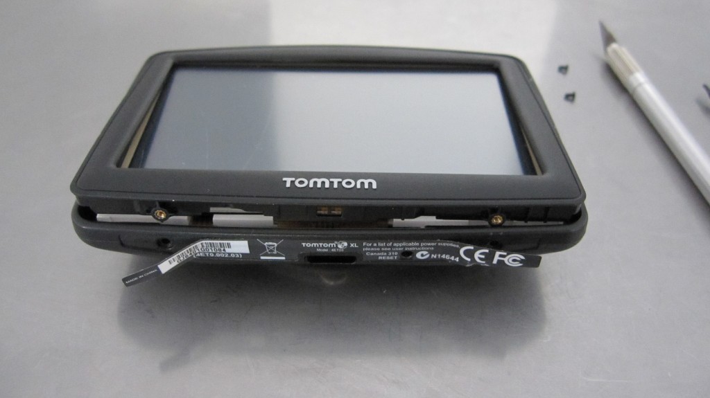 Tomtom XL ouvert